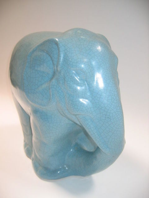 Mid-20th Century Ceramic Elephant For Sale
