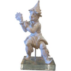 Porcelain Chinese Dancer on Acrylic Base
