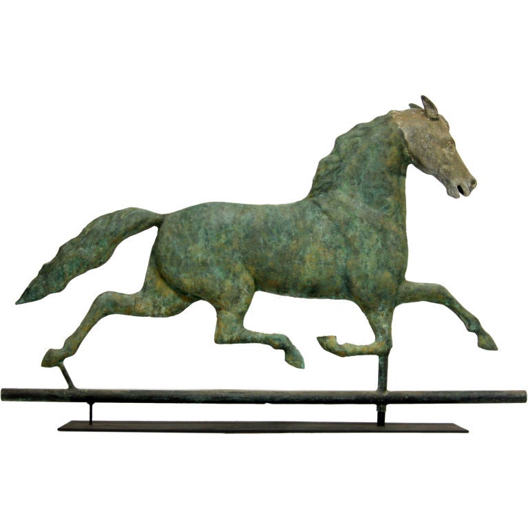 RUNNING HORSE WEATHERVANE “The Trotter” For Sale