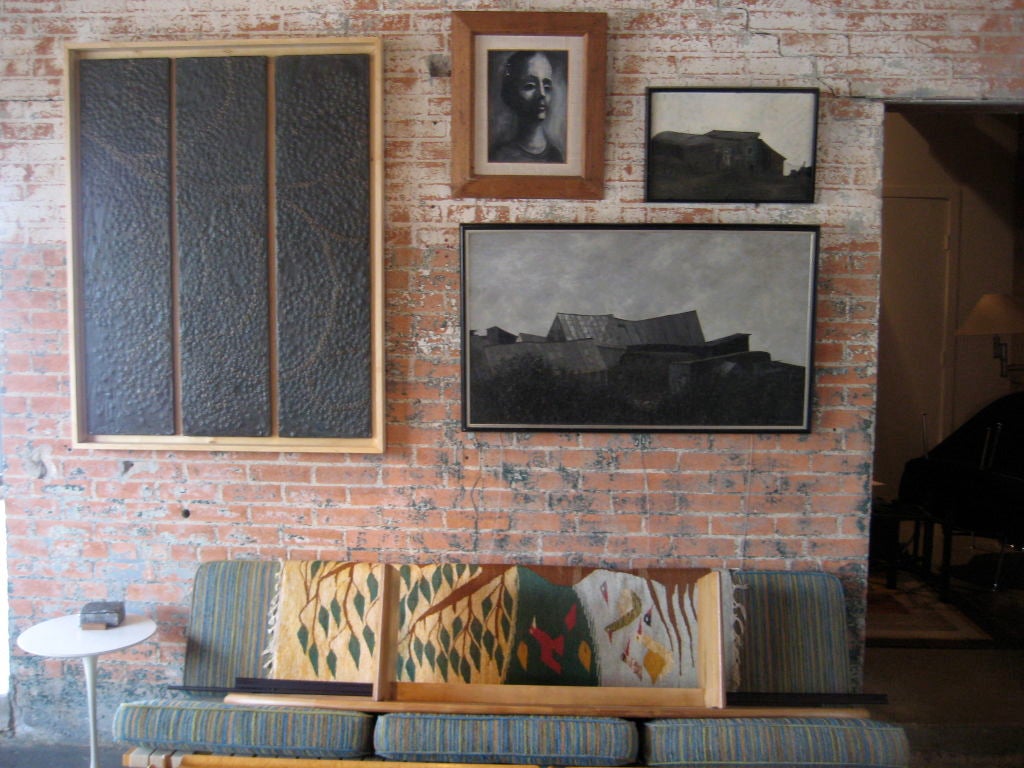 Two paintings by Jack Simcock circa 1960