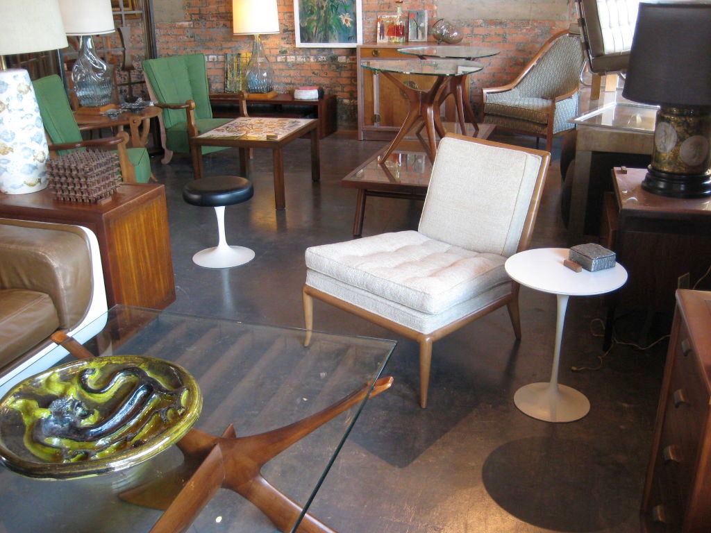 Pair of slipper chairs by T.H. Robsjohn-Gibbings