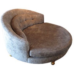large round lounge chair