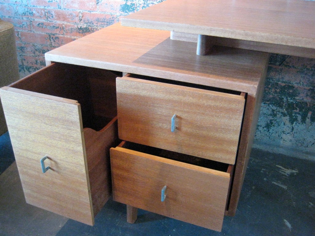 Mid-20th Century Desk designed by John Keal for Brown Saltman