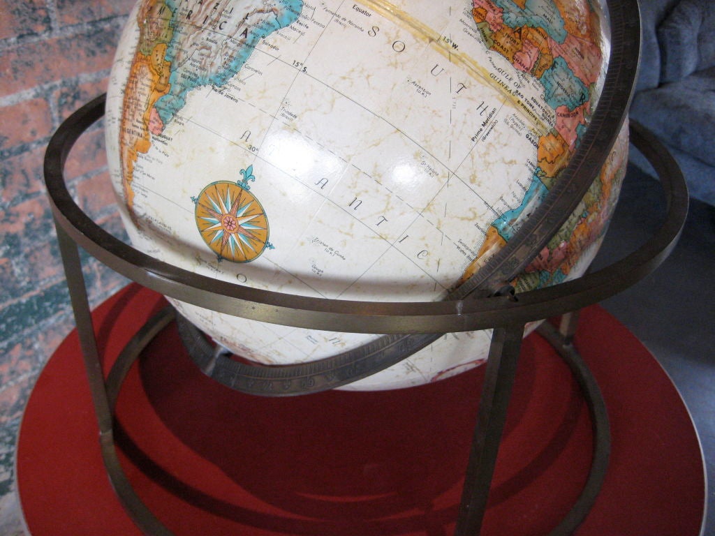 Mid-20th Century Table top globe by Paul McCobb