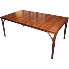 Beautifully sculpted rosewood dining table