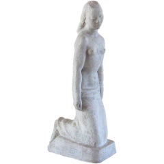 Sculpture by California artist B. Sopher dated 1944