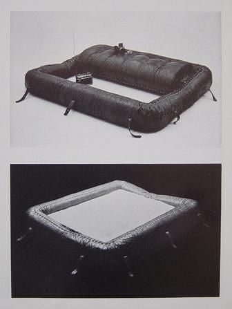 Anfibio Sofa By Alessandro Becchi in original leather 5