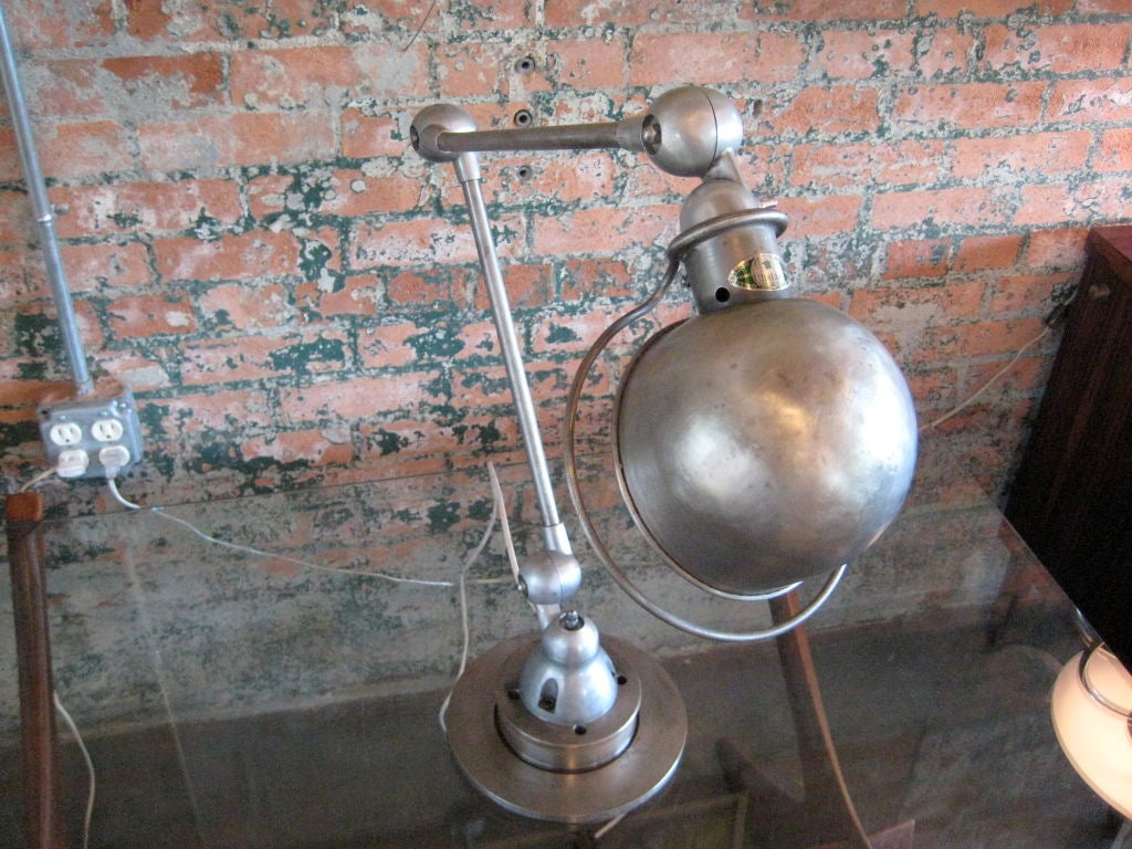 Mid-20th Century Articulating desk lamp by Jean-Louis Domecq