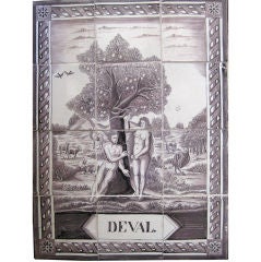 Dutch Delft Tile Picture, 18th century