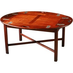 An English Mahogany Butler's Tray Table