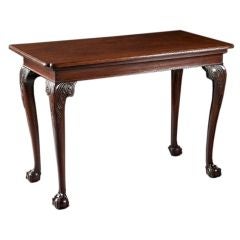 An 18th Century English Chippendale Mahogany Console Table
