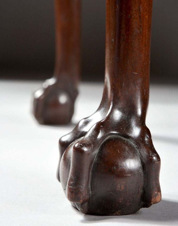 An 18th Century English Chippendale Mahogany Console Table For Sale 2