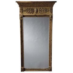 A 19th Century Italian Giltwood Pier Mirror