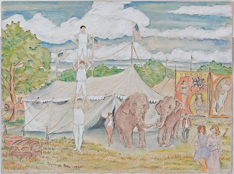 Impressionist Painting of a Circus
