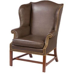 Period Chippendale Wing Chair