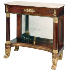 New York Classical Pier table Attrib. to Duncan Phyfe