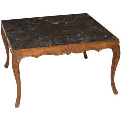 French Louis XV style marble top coffee table