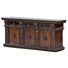 Italian Renaissance Style Credenza Sideboard