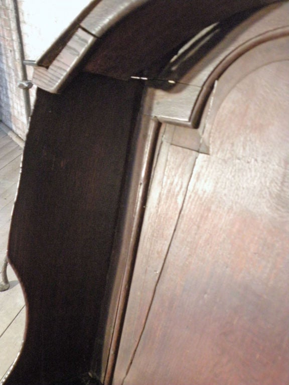 Englischer Porter- oder Schaukelstuhl aus Eiche aus dem 18. Jahrhundert im Angebot 2