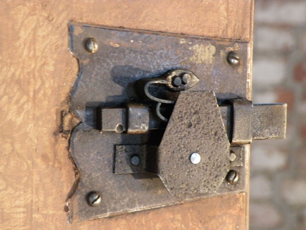 Armadio neoclassico italiano del XIX secolo dipinto a trompe l'oeil in vendita 2