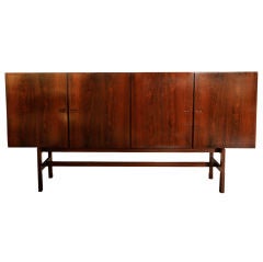 Monumental Rosewood Danish Credenza