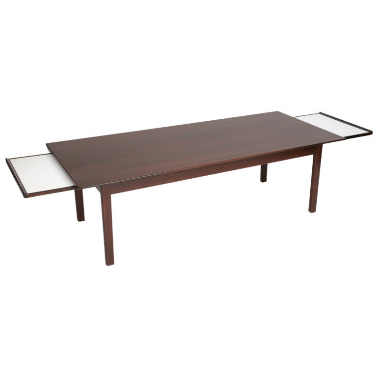 Sixties Danish Rosewood Extension Coffee Table For At 1stdibs Sixties Danish Rosewood Extension Coffee Table For