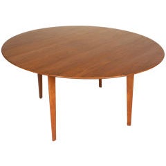 Early Fourties Edward Wormley for Dunbar Drop Leaf Dining Table 3