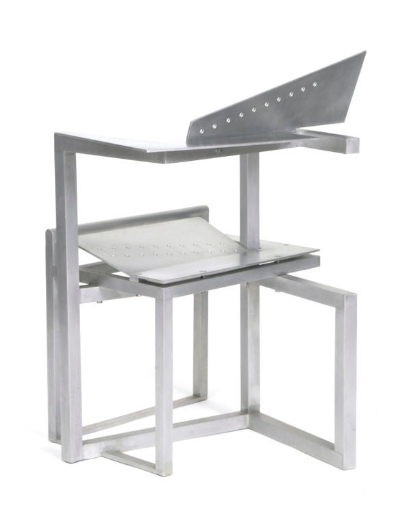 Aluminum Robert Whitton 'Askew Axis' Chair