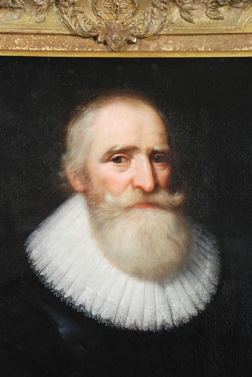 Follower of Paul van Somer. A portrait of a gentleman. Oil on canvas. Dated 1627.<br />
<br />
On the reverse is an attribution to Paul van Somer dated 1886. Since later scholarship has revealed that van Somer died in 1621, this attribution is