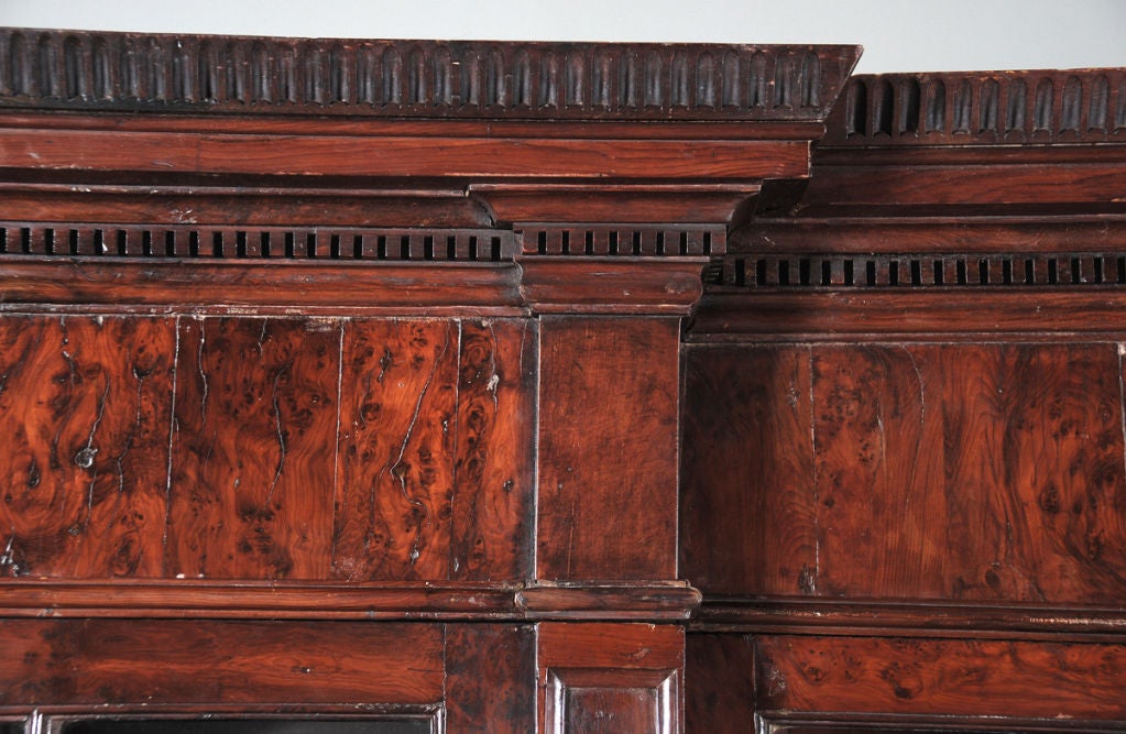 Rare Yew Wood Bookcase For Sale 2