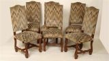 Set of 6 Louis XlV style dining room chairs, circa 1920 Set of 6 Louis XlV style dining room chairs, circa 1920