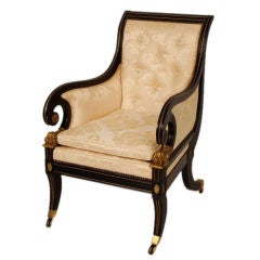 English regency armchair by Baker
