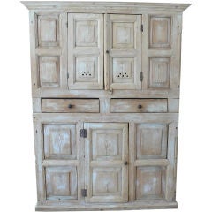 Antique 18th Century, Two-Sided Pine Cupboard