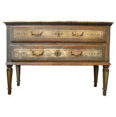Two drawer Venetian commode