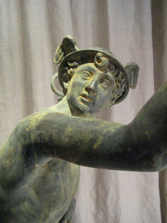 Bronze statue of Mercury 4