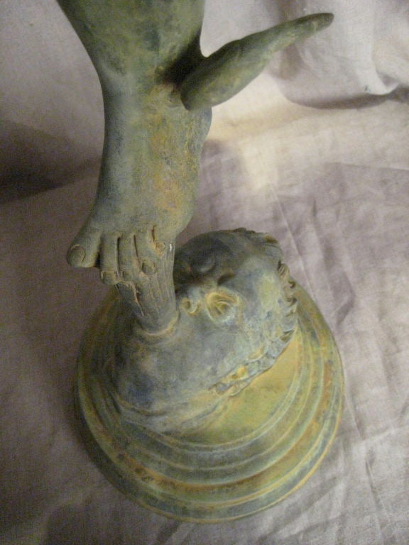Bronze statue of Mercury 3
