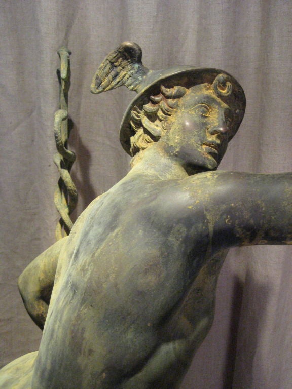 Bronze statue of Mercury 1