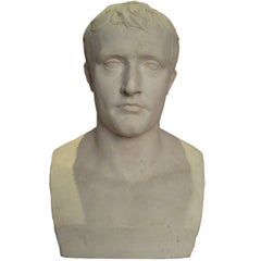 Vintage Chalk Bust of Napoleon