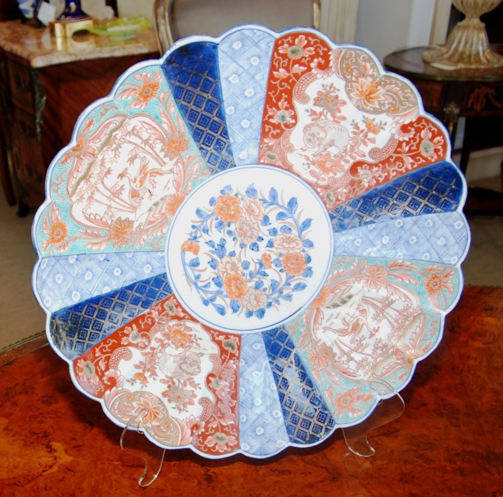Pair of 19th Century Japanese Imari Platters