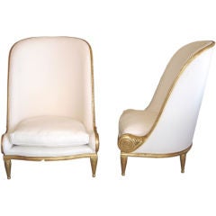 Pair of Art Deco Style Chair after Paul Iribe in 1913