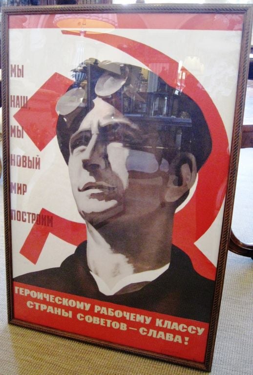 Russian Propaganda Poster For Sale 2
