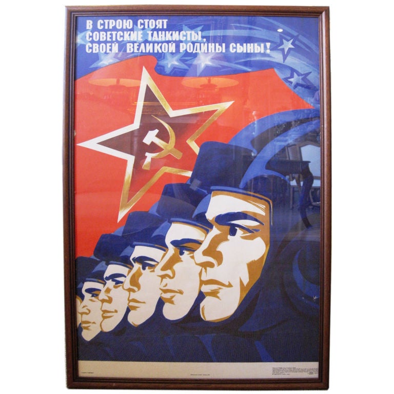 Russian Propaganda Poster For Sale