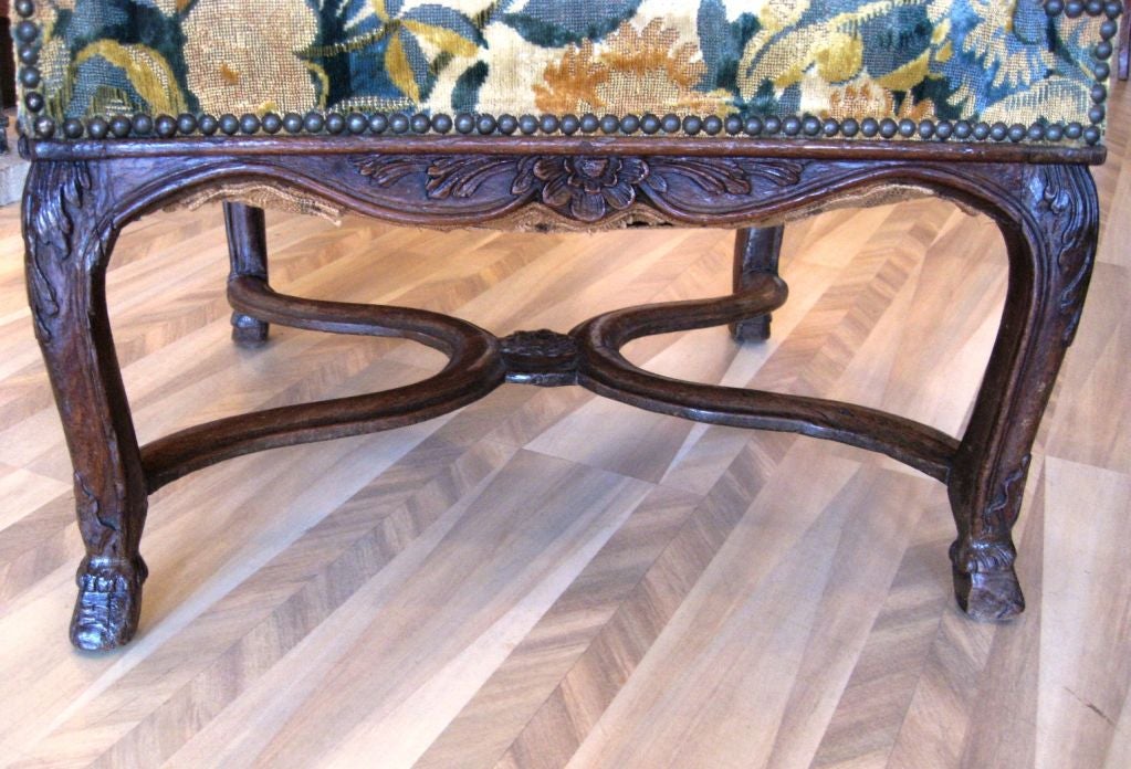 18th Century French Walnut  Armchair