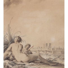 Allegory of the Seine  by Etienne-Charles Le Guay