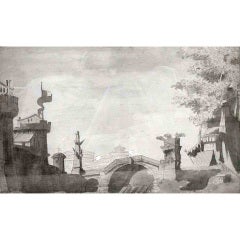 A Design for a Stage Set Depicting an Architectural Fantasy