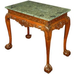 A George II Carved Pine Side Table