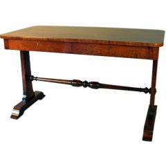Fine Regency rosewood writing table