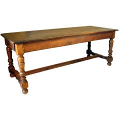 Provincial cherrywood farm table