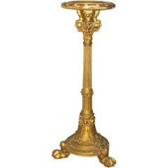Giltwood Cherub Pedestal