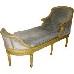 19th Century French Louis XVI style Chaise lounge